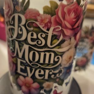 Best Mum Ever Personalized Glass Cup/Tumbler